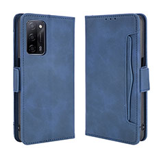 Coque Portefeuille Livre Cuir Etui Clapet BY3 pour Oppo A53s 5G Bleu