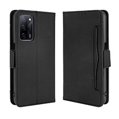 Coque Portefeuille Livre Cuir Etui Clapet BY3 pour Oppo A53s 5G Noir