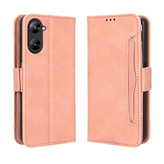 Coque Portefeuille Livre Cuir Etui Clapet BY3 pour Realme 10S 5G Rose