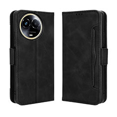 Coque Portefeuille Livre Cuir Etui Clapet BY3 pour Realme 11 5G Noir