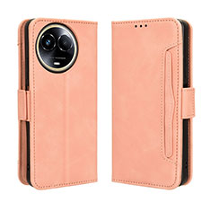 Coque Portefeuille Livre Cuir Etui Clapet BY3 pour Realme 11 5G Rose