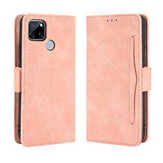 Coque Portefeuille Livre Cuir Etui Clapet BY3 pour Realme 7i RMX2193 Rose