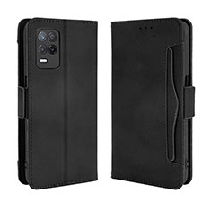 Coque Portefeuille Livre Cuir Etui Clapet BY3 pour Realme 8 5G Noir