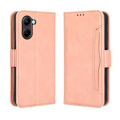 Coque Portefeuille Livre Cuir Etui Clapet BY3 pour Realme C33 (2023) Rose