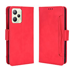 Coque Portefeuille Livre Cuir Etui Clapet BY3 pour Realme C35 Rouge