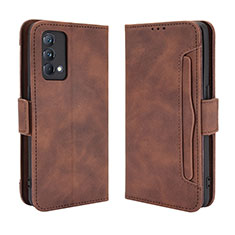 Coque Portefeuille Livre Cuir Etui Clapet BY3 pour Realme GT Master 5G Marron