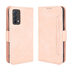 Coque Portefeuille Livre Cuir Etui Clapet BY3 pour Realme GT Master 5G Rose