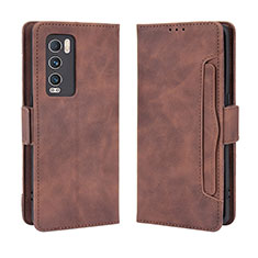 Coque Portefeuille Livre Cuir Etui Clapet BY3 pour Realme GT Master Explorer 5G Marron