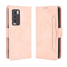 Coque Portefeuille Livre Cuir Etui Clapet BY3 pour Realme GT Master Explorer 5G Rose