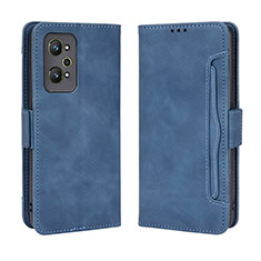 Coque Portefeuille Livre Cuir Etui Clapet BY3 pour Realme GT Neo 3T 5G Bleu