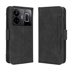 Coque Portefeuille Livre Cuir Etui Clapet BY3 pour Realme GT Neo5 240W 5G Noir