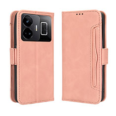 Coque Portefeuille Livre Cuir Etui Clapet BY3 pour Realme GT Neo5 5G Rose