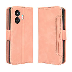 Coque Portefeuille Livre Cuir Etui Clapet BY3 pour Realme GT Neo5 SE 5G Rose