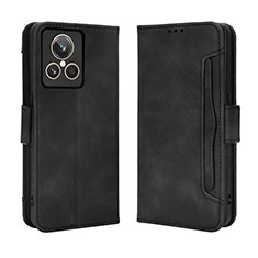 Coque Portefeuille Livre Cuir Etui Clapet BY3 pour Realme GT2 Master Explorer Noir