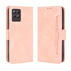 Coque Portefeuille Livre Cuir Etui Clapet BY3 pour Realme Narzo 50 4G Rose