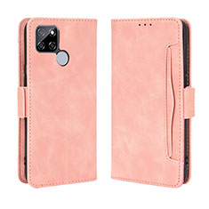 Coque Portefeuille Livre Cuir Etui Clapet BY3 pour Realme V3 5G Rose