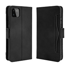 Coque Portefeuille Livre Cuir Etui Clapet BY3 pour Samsung Galaxy A22 5G Noir