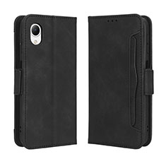 Coque Portefeuille Livre Cuir Etui Clapet BY3 pour Samsung Galaxy A23e 5G Noir