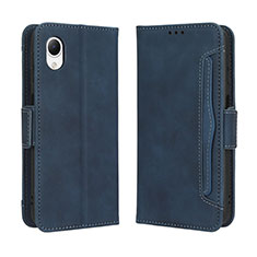 Coque Portefeuille Livre Cuir Etui Clapet BY3 pour Samsung Galaxy A23s Bleu