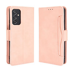 Coque Portefeuille Livre Cuir Etui Clapet BY3 pour Samsung Galaxy A24 4G Rose