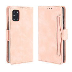 Coque Portefeuille Livre Cuir Etui Clapet BY3 pour Samsung Galaxy A31 Rose