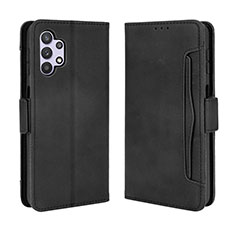 Coque Portefeuille Livre Cuir Etui Clapet BY3 pour Samsung Galaxy A32 5G Noir