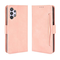 Coque Portefeuille Livre Cuir Etui Clapet BY3 pour Samsung Galaxy A32 5G Rose