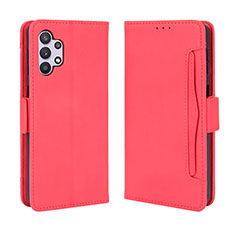 Coque Portefeuille Livre Cuir Etui Clapet BY3 pour Samsung Galaxy A32 5G Rouge