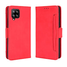 Coque Portefeuille Livre Cuir Etui Clapet BY3 pour Samsung Galaxy A42 5G Rouge