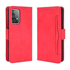 Coque Portefeuille Livre Cuir Etui Clapet BY3 pour Samsung Galaxy A52 4G Rouge