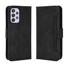 Coque Portefeuille Livre Cuir Etui Clapet BY3 pour Samsung Galaxy A53 5G Noir