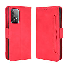 Coque Portefeuille Livre Cuir Etui Clapet BY3 pour Samsung Galaxy A72 4G Rouge