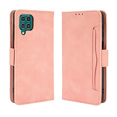 Coque Portefeuille Livre Cuir Etui Clapet BY3 pour Samsung Galaxy F62 5G Rose