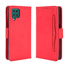 Coque Portefeuille Livre Cuir Etui Clapet BY3 pour Samsung Galaxy F62 5G Rouge