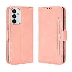 Coque Portefeuille Livre Cuir Etui Clapet BY3 pour Samsung Galaxy M23 5G Rose