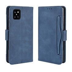 Coque Portefeuille Livre Cuir Etui Clapet BY3 pour Samsung Galaxy M60s Bleu