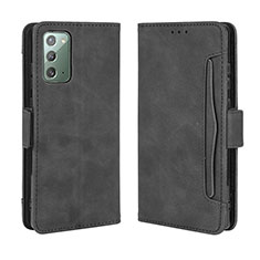 Coque Portefeuille Livre Cuir Etui Clapet BY3 pour Samsung Galaxy S20 FE 4G Noir