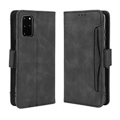 Coque Portefeuille Livre Cuir Etui Clapet BY3 pour Samsung Galaxy S20 Plus 5G Noir