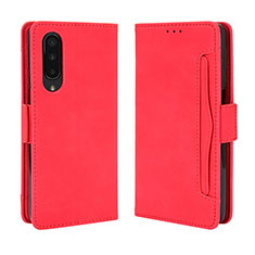 Coque Portefeuille Livre Cuir Etui Clapet BY3 pour Sharp Aquos Zero5G basic Rouge