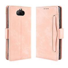 Coque Portefeuille Livre Cuir Etui Clapet BY3 pour Sony Xperia 8 Lite Rose