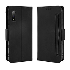 Coque Portefeuille Livre Cuir Etui Clapet BY3 pour Sony Xperia Ace II SO-41B Noir