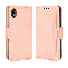 Coque Portefeuille Livre Cuir Etui Clapet BY3 pour Sony Xperia Ace III Rose