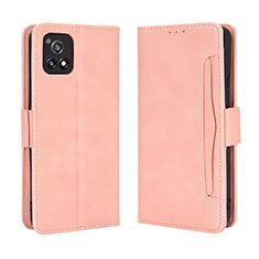 Coque Portefeuille Livre Cuir Etui Clapet BY3 pour Vivo iQOO U3x 5G Rose