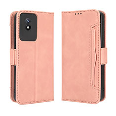 Coque Portefeuille Livre Cuir Etui Clapet BY3 pour Vivo Y11 (2023) Rose