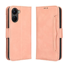 Coque Portefeuille Livre Cuir Etui Clapet BY3 pour Vivo Y16 Rose