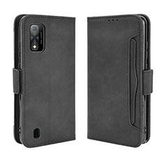 Coque Portefeuille Livre Cuir Etui Clapet BY3 pour Wiko Ride 3 Noir