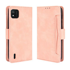 Coque Portefeuille Livre Cuir Etui Clapet BY3 pour Wiko Y62 Rose