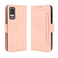 Coque Portefeuille Livre Cuir Etui Clapet BY3 pour Xiaomi Civi 1S 5G Rose