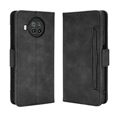 Coque Portefeuille Livre Cuir Etui Clapet BY3 pour Xiaomi Mi 10i 5G Noir