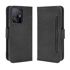 Coque Portefeuille Livre Cuir Etui Clapet BY3 pour Xiaomi Mi 11T 5G Noir